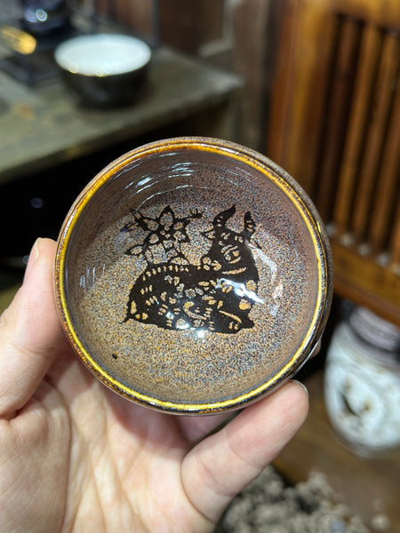 Ceramic cup with ox from the Chinese Zodiac